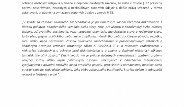 Aktuality / Výberové konanie obce Nižný Slavkov na pozíciu Rozvo