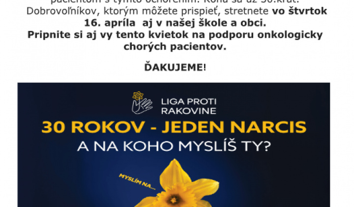 Aktuality / Deň narcisov - foto